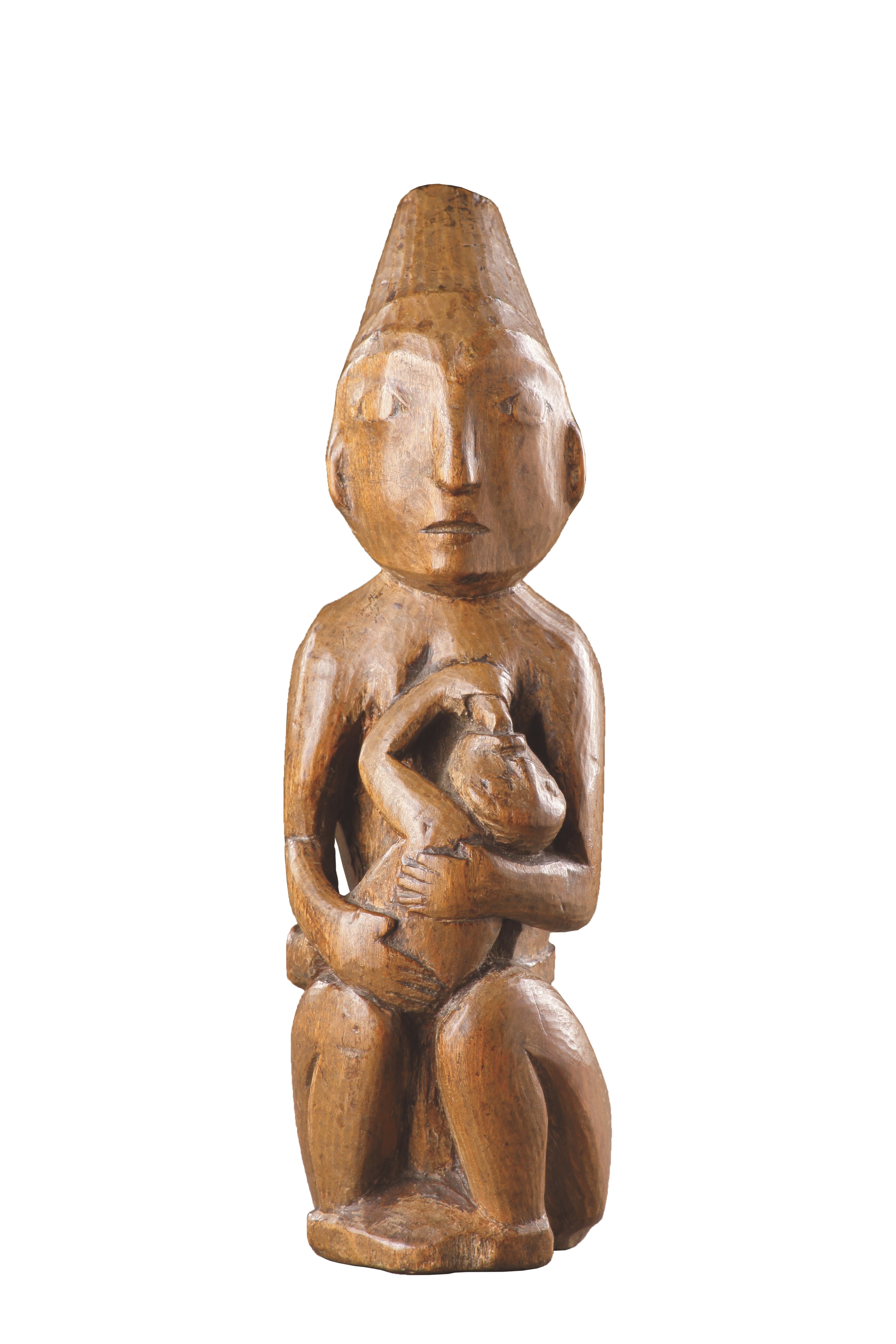 A Very Rare and Early Northwest Coast Maternity Figure 